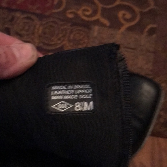 Women’s black leather boots - Picture 4 of 4